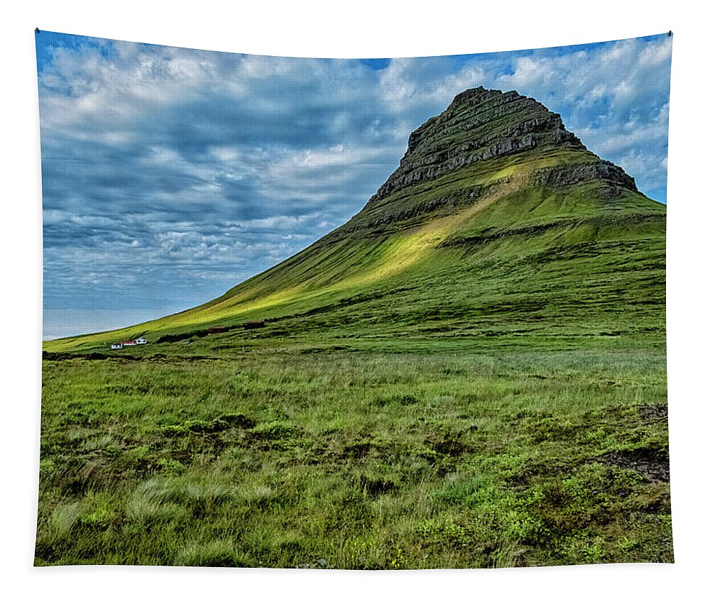 Iceland Tapestry featuring the photograph Witch's Hat by Tom Singleton