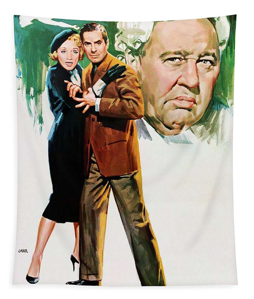 Witness Tapestry featuring the painting ''Witness for the Presecution'', 1957, movie poster painting by Jano by Movie World Posters