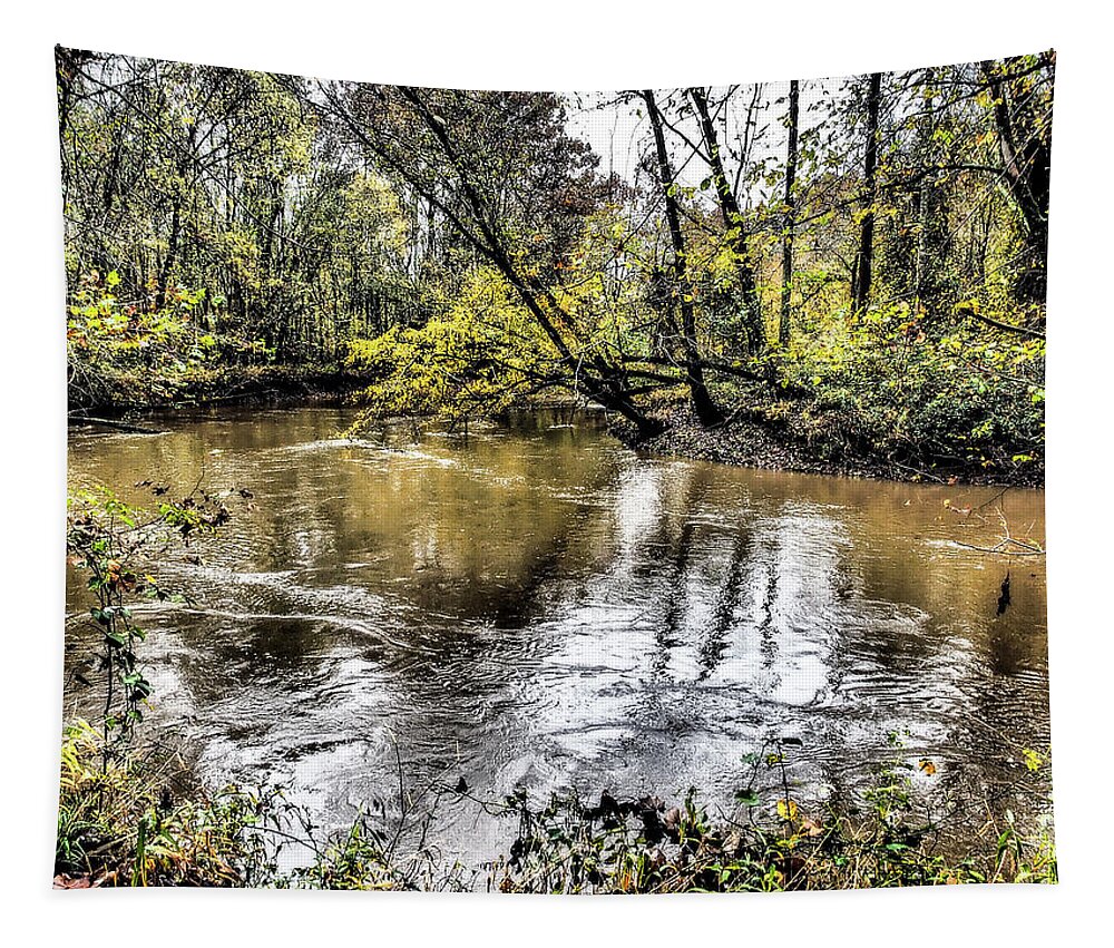 River Tapestry featuring the photograph Wolf River at William B Clark Conservation Area by James C Richardson
