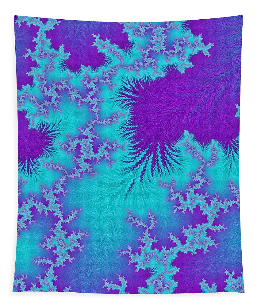 Fractal Tapestry featuring the digital art Wood Element #2 by Mary Ann Benoit