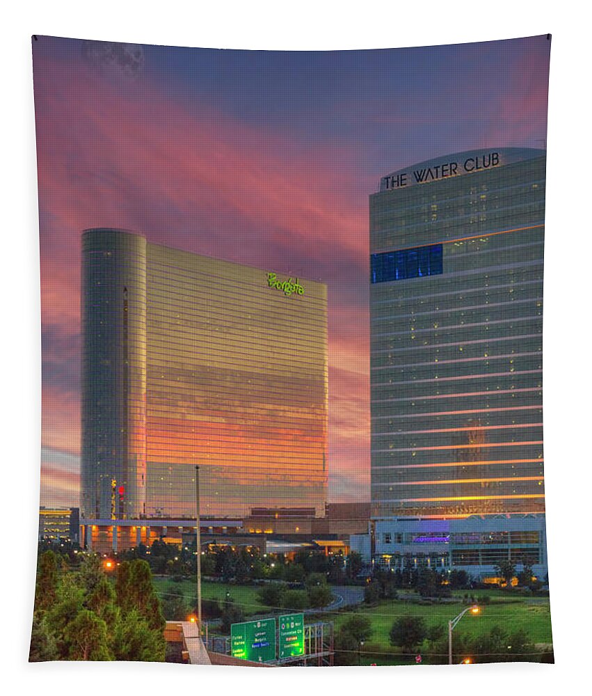 Atlantic City Tapestry featuring the photograph Woody Goes To Atlantic City by David Zanzinger