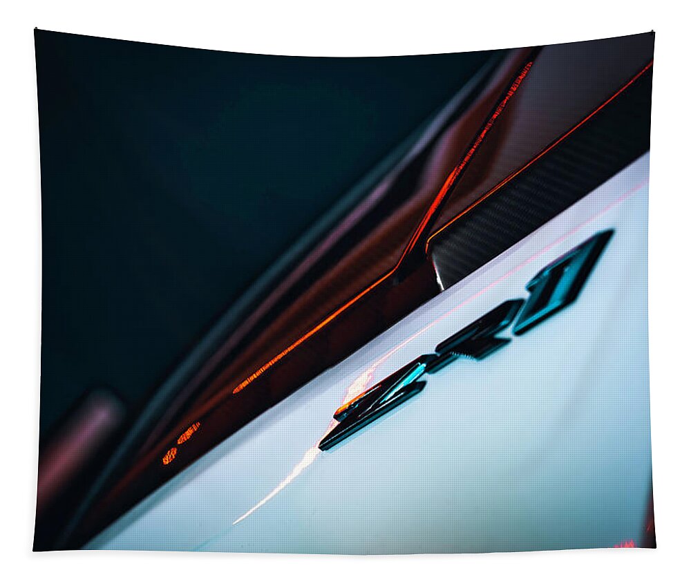 Zr1 Tapestry featuring the photograph ZR1 Perspective II by Lourry Legarde