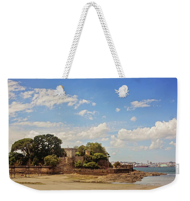 Tranquility Weekender Tote Bag featuring the photograph Santa Cruz Castle by Carol Yepes