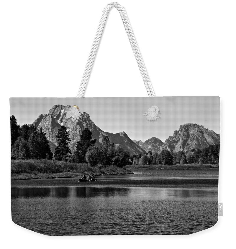 Grand Teton National Park Weekender Tote Bag featuring the photograph Snake River, Grand Tetons National Park, Wyoming by Aidan Moran