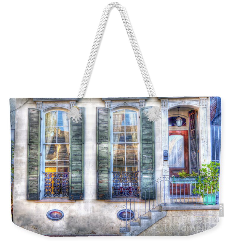French Weekender Tote Bag featuring the photograph 0272 French Quarter 1 - New Orleans by Steve Sturgill