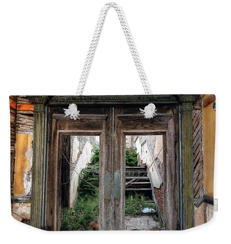 Jerome Weekender Tote Bag featuring the photograph 0707 Jerome Ghost Town by Steve Sturgill