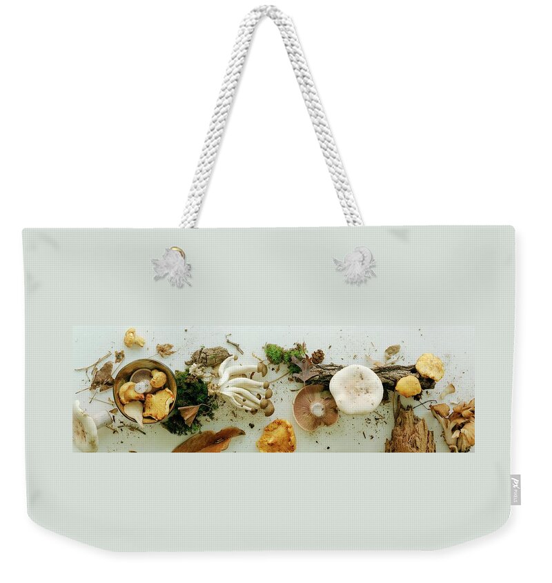 An Assortment Of Mushrooms Weekender Tote Bag