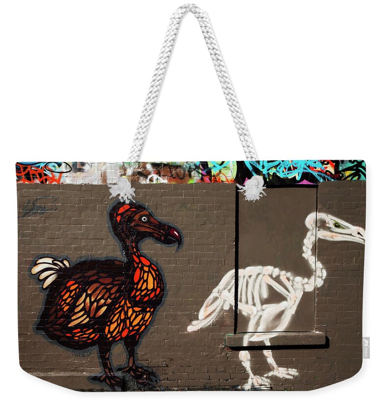 Photography Weekender Tote Bag featuring the photograph Artistic Graffiti On The U2 Wall #1 by Panoramic Images
