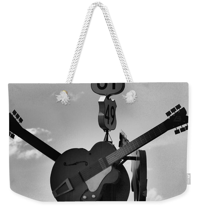 Crossroads Weekender Tote Bag featuring the photograph At The Crossroads #1 by Karen Wagner