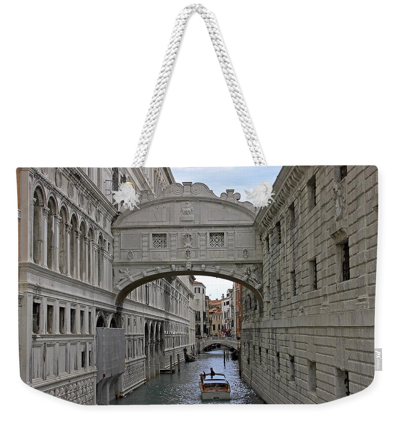 Bridge Of Sighs Weekender Tote Bag featuring the photograph Bridge of Sighs #1 by Tony Murtagh