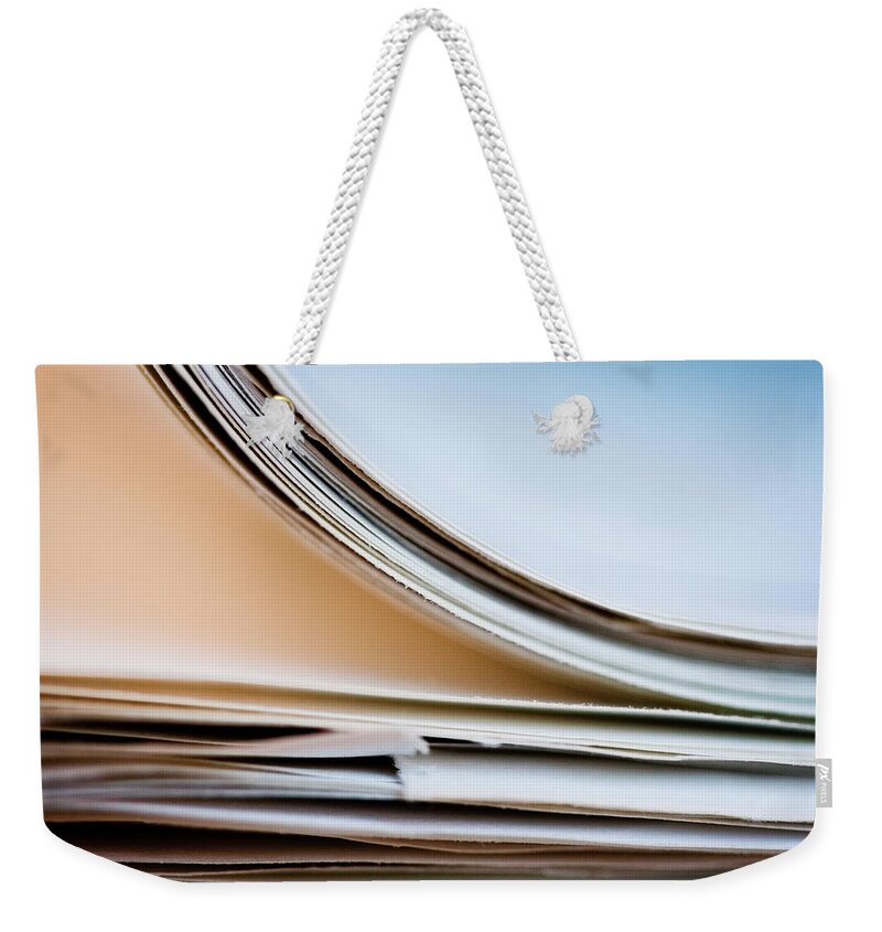 Sweden Weekender Tote Bag featuring the photograph Close-up Of Documents #1 by Johner Images