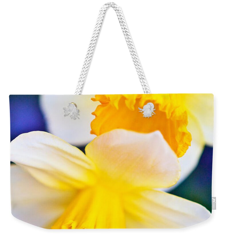 Daffodils Weekender Tote Bag featuring the photograph Daffodils by Roselynne Broussard
