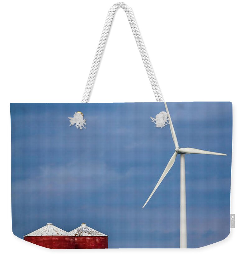 Alternative Energy Weekender Tote Bag featuring the photograph Farming For Wind #1 by Ron Pate