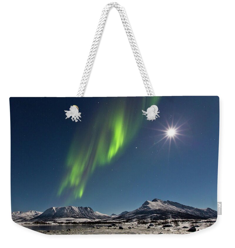 Tranquility Weekender Tote Bag featuring the photograph Frozen World #1 by By Frank Olsen, Norway