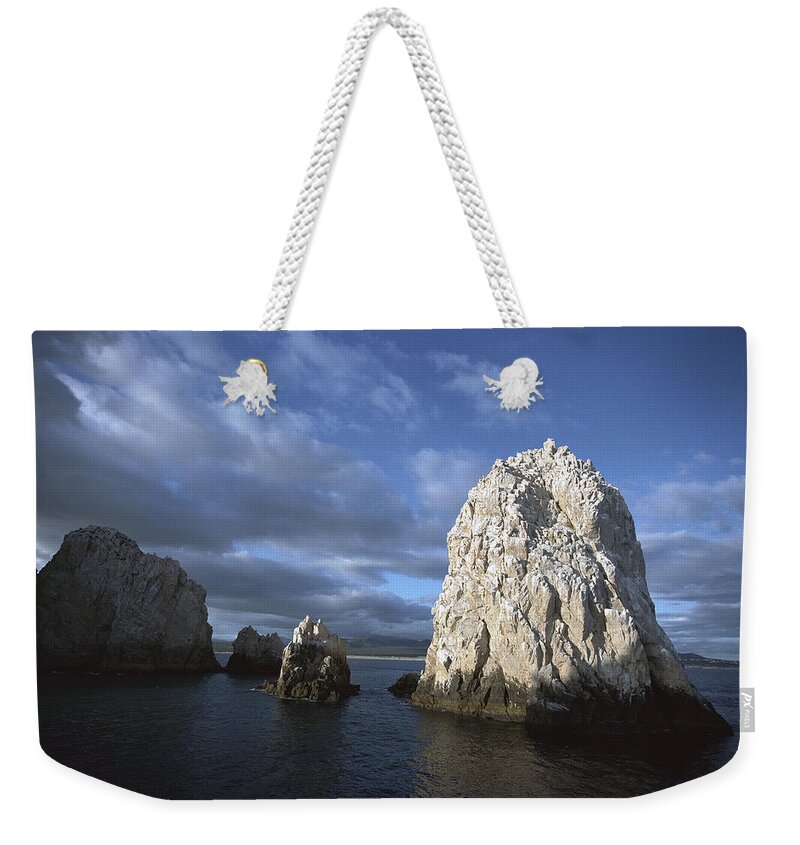 Feb0514 Weekender Tote Bag featuring the photograph Granite Outcrop Cabo San Lucas Mexico #1 by Tui De Roy