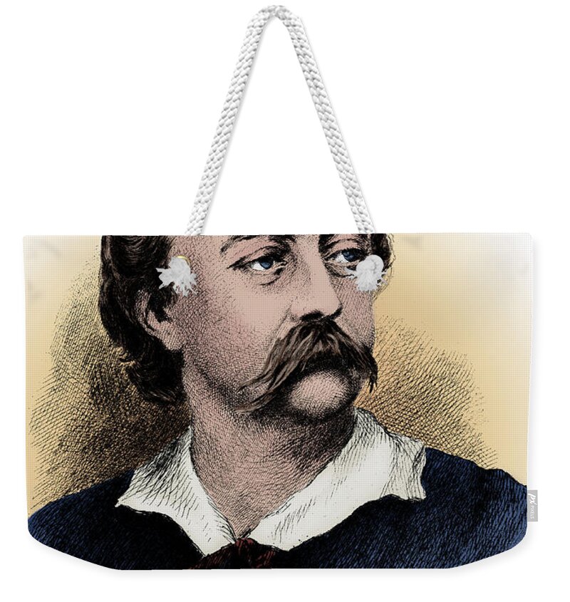 Literature Weekender Tote Bag featuring the photograph Gustave Flaubert, French Author #1 by Science Source