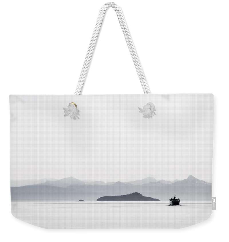Juneau Weekender Tote Bag featuring the photograph Inside Passage Alaska #2 by Carol Leigh