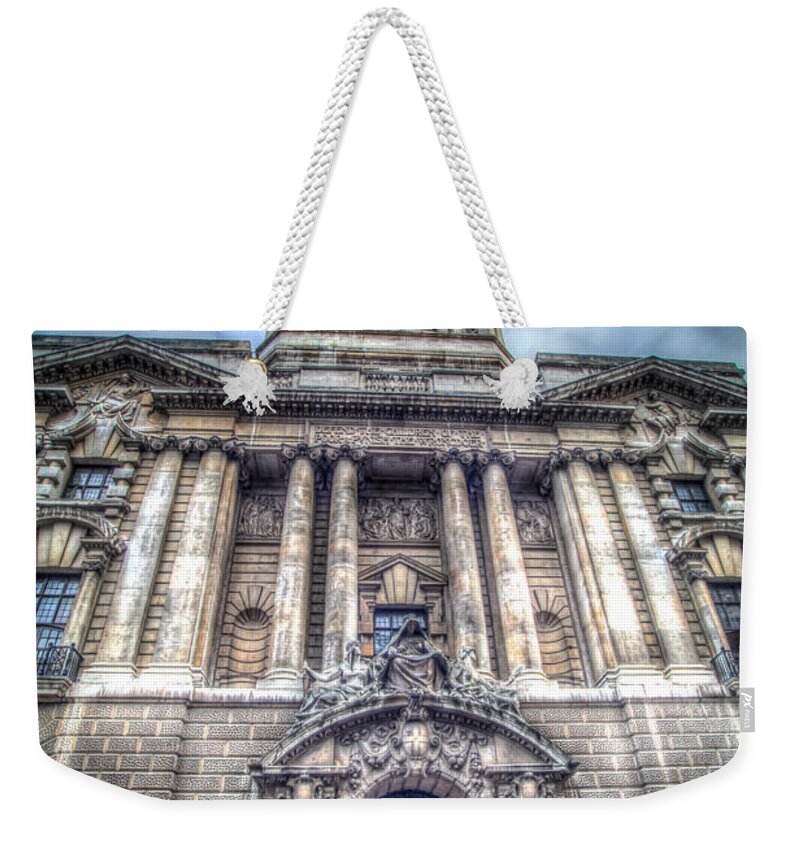 Hdr Weekender Tote Bag featuring the photograph Justice #1 by Ross Henton