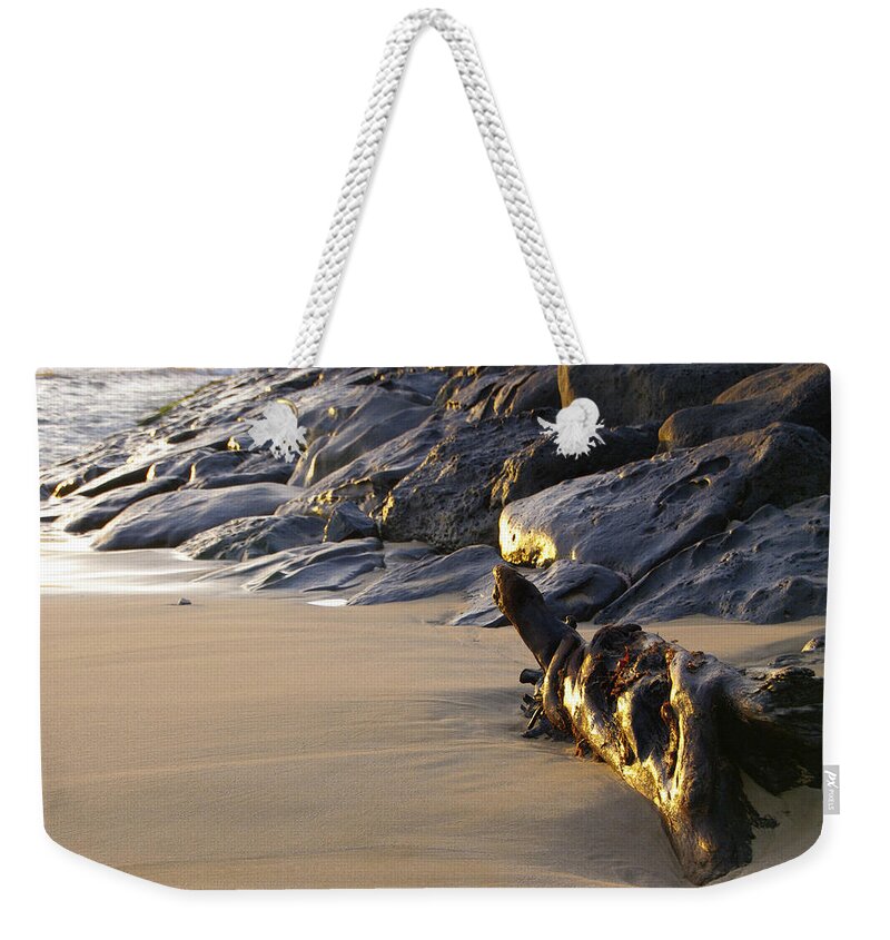 Beach Weekender Tote Bag featuring the photograph Kamaole Beach Sunset #1 by Marilyn Wilson