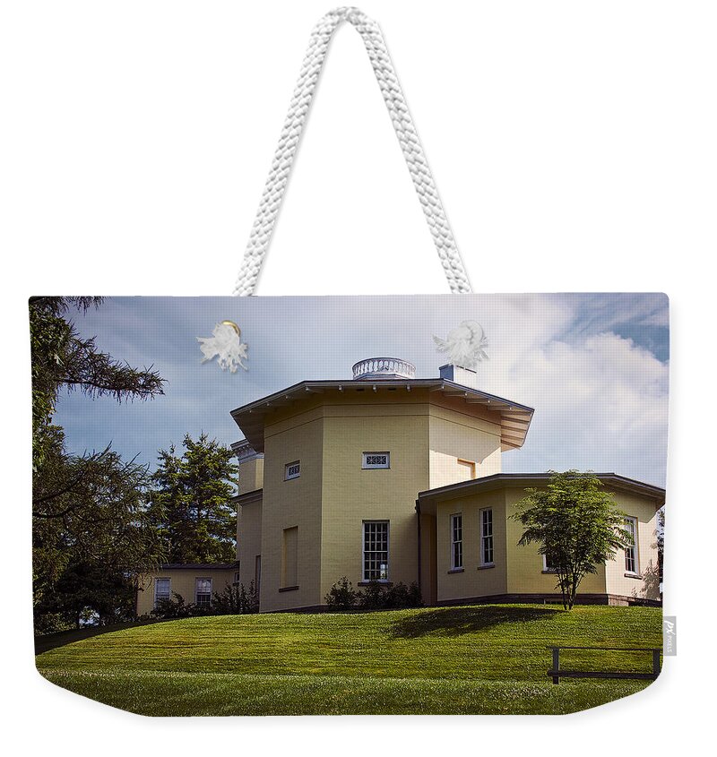 Amherst College Weekender Tote Bag featuring the photograph Lawrence Observatory at Amherst College by Phil Cardamone