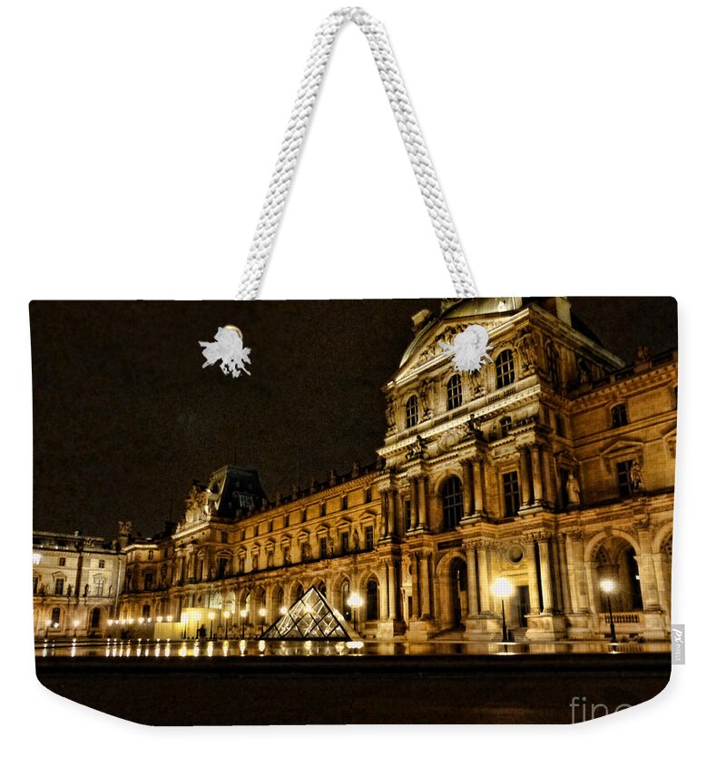 Europe Weekender Tote Bag featuring the photograph Louvre Museum #2 by Crystal Nederman