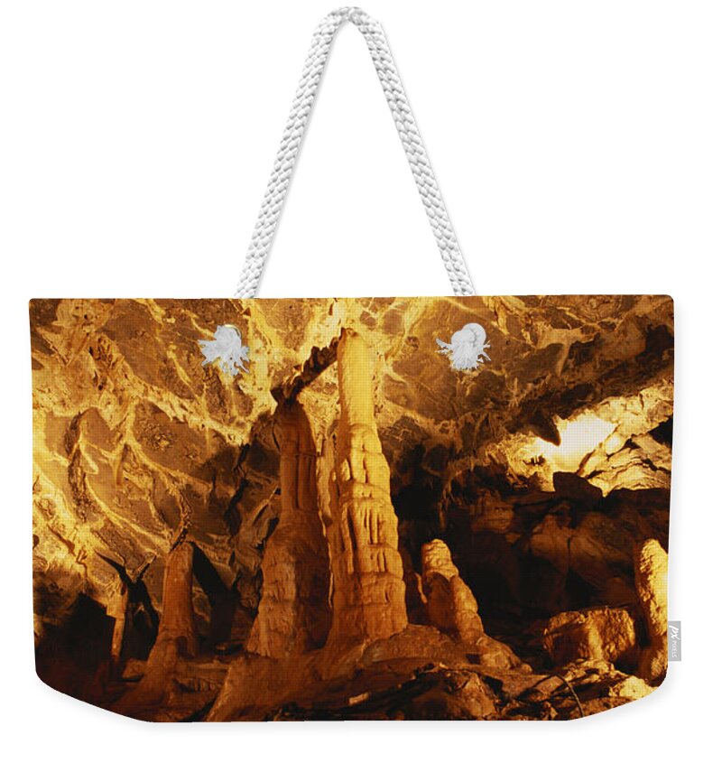 Minnetonka Cave Weekender Tote Bag featuring the photograph Minnetonka Cave by William H. Mullins