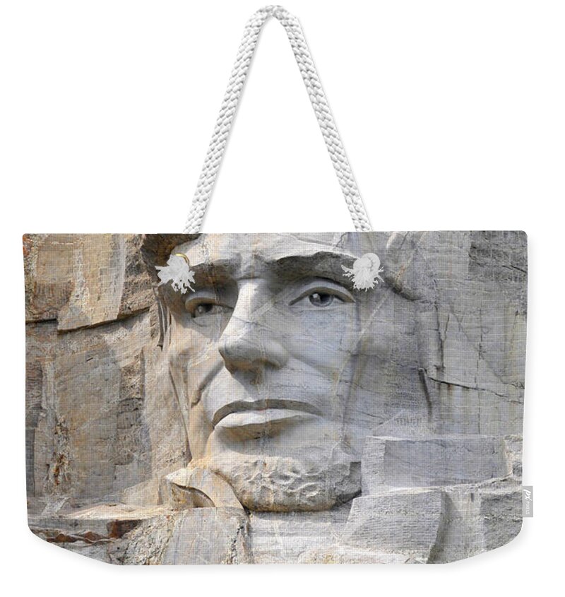 Scenics Weekender Tote Bag featuring the photograph Mount Rushmore National Park #1 by Dennis Macdonald