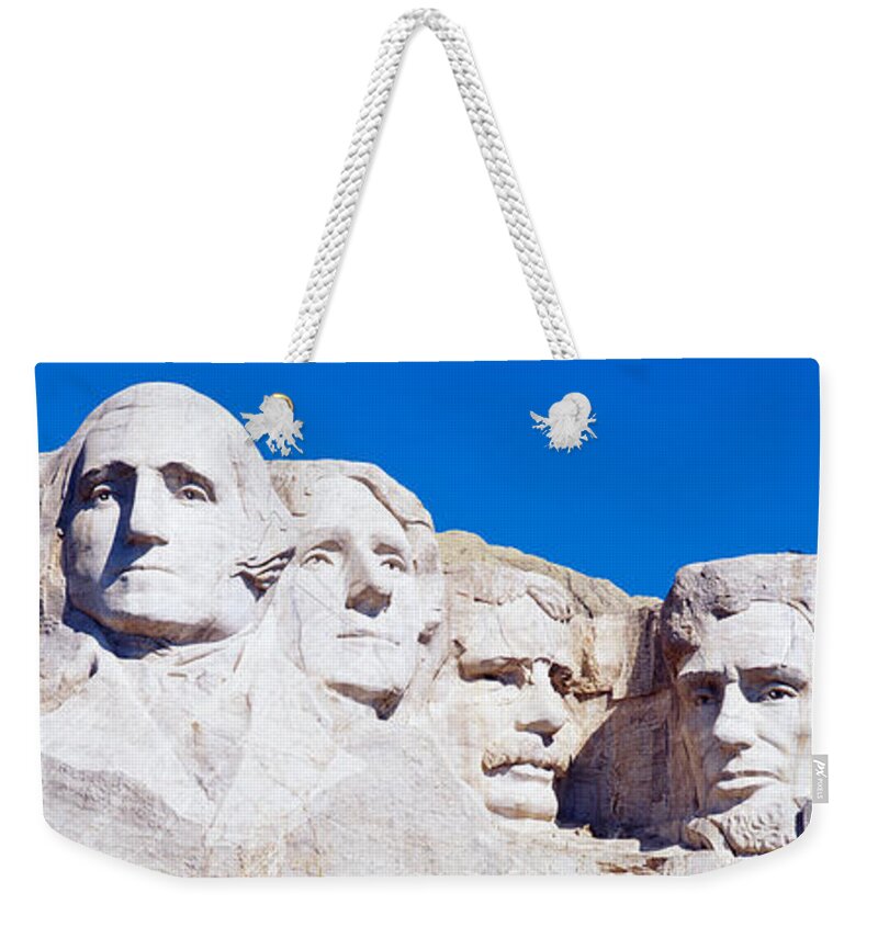 Photography Weekender Tote Bag featuring the photograph Mount Rushmore, South Dakota, Usa #1 by Panoramic Images