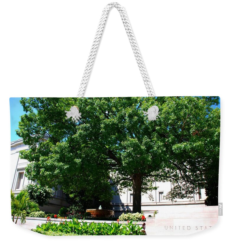 Washington Weekender Tote Bag featuring the photograph National Gallery of Art by Kenny Glover