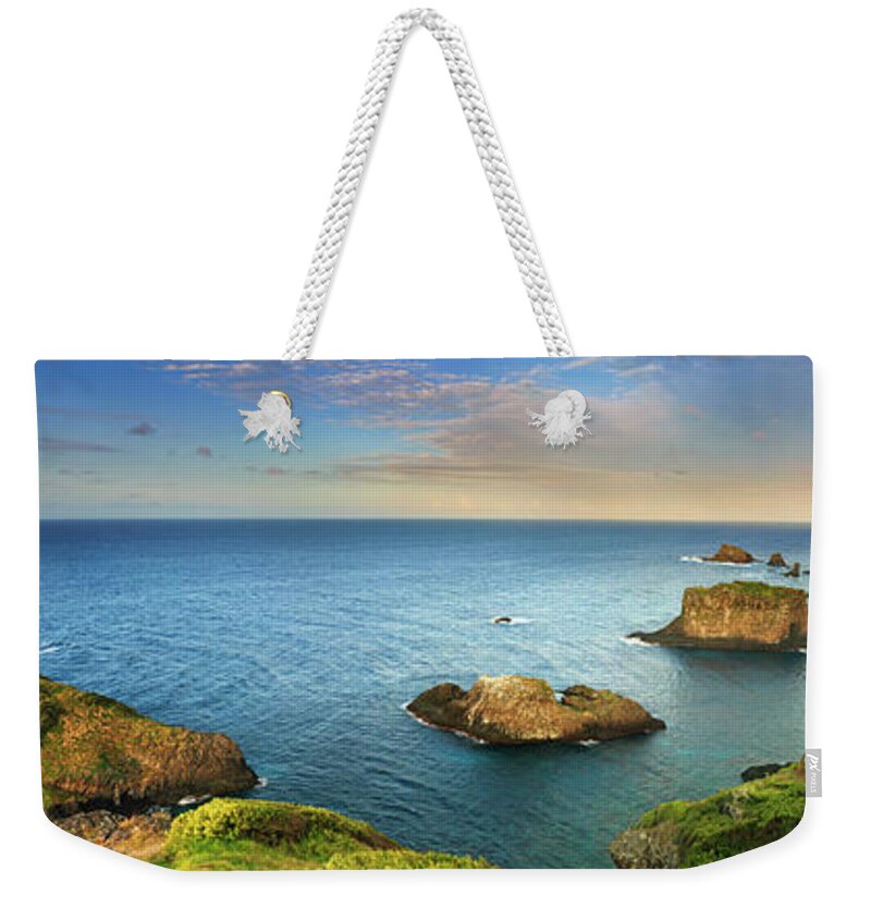Tranquility Weekender Tote Bag featuring the photograph Norfolk Island South Pacific #1 by Steve Daggar Photography