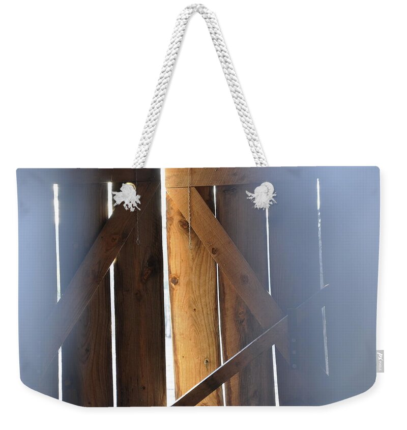 Barn Weekender Tote Bag featuring the photograph Old Barn #2 by Frank Madia