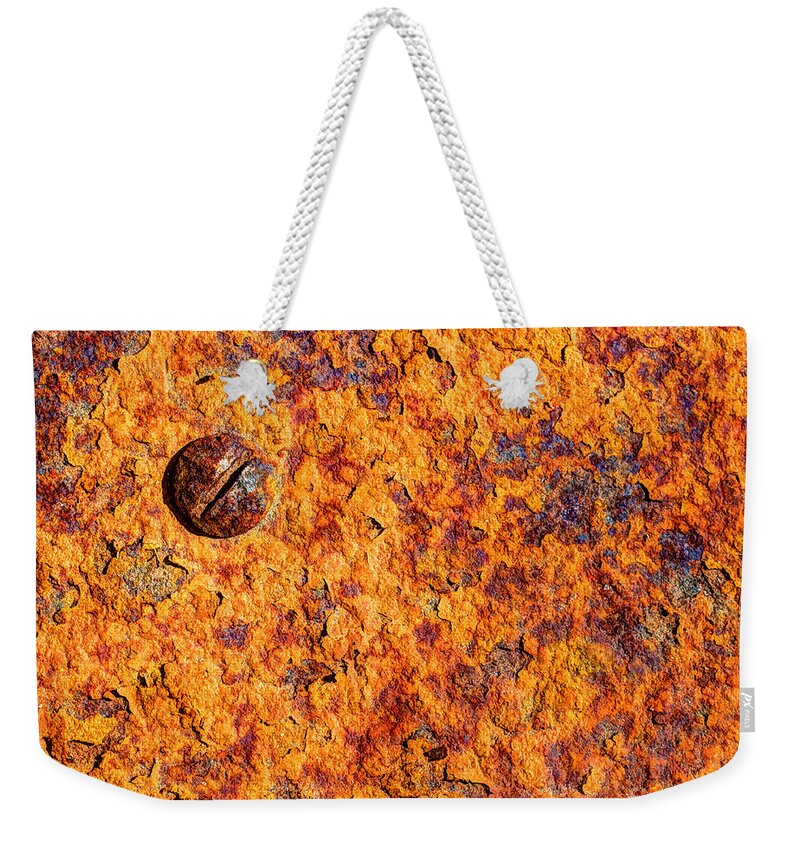 Orange Weekender Tote Bag featuring the photograph One #1 by Heidi Smith