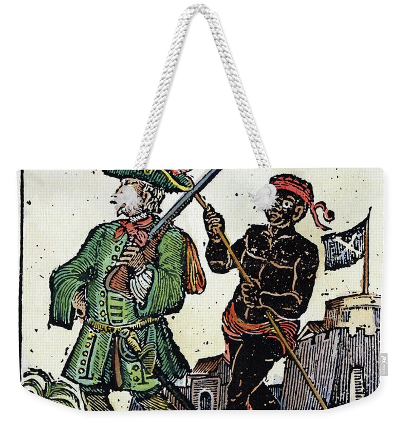 Cool Pirate Cat With Souwester Weekender Tote Bag