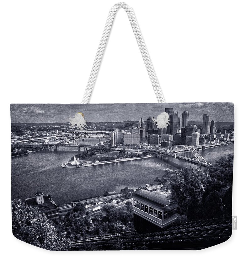 Pittsburgh Weekender Tote Bag featuring the photograph Pittsburgh #1 by Robert Fawcett