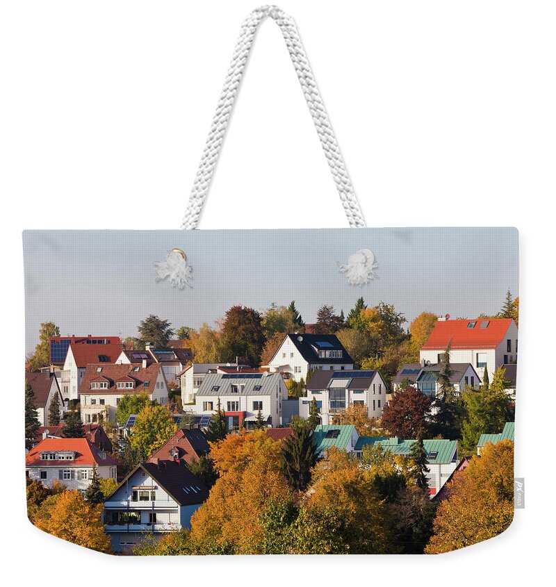 Residential District Weekender Tote Bag featuring the photograph Residential Area In Stuttgart, Germany #1 by Werner Dieterich