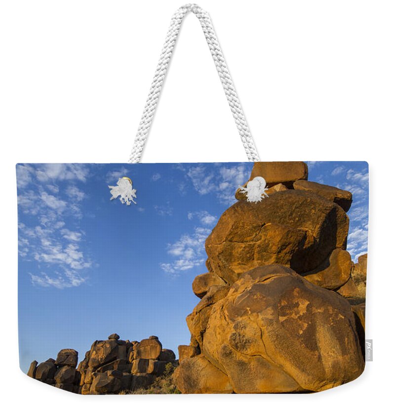 534502 Weekender Tote Bag featuring the photograph Rock Formations Great Karoo South Africa #1 by Pete Oxford