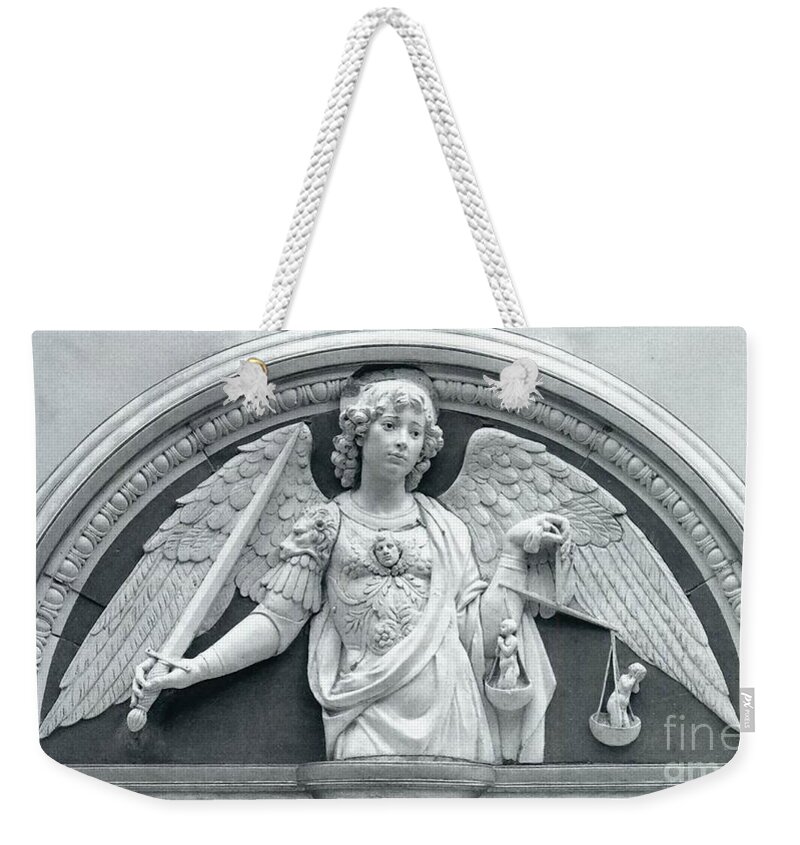 Bas Weekender Tote Bag featuring the photograph Saint Michael by Matteo TOTARO