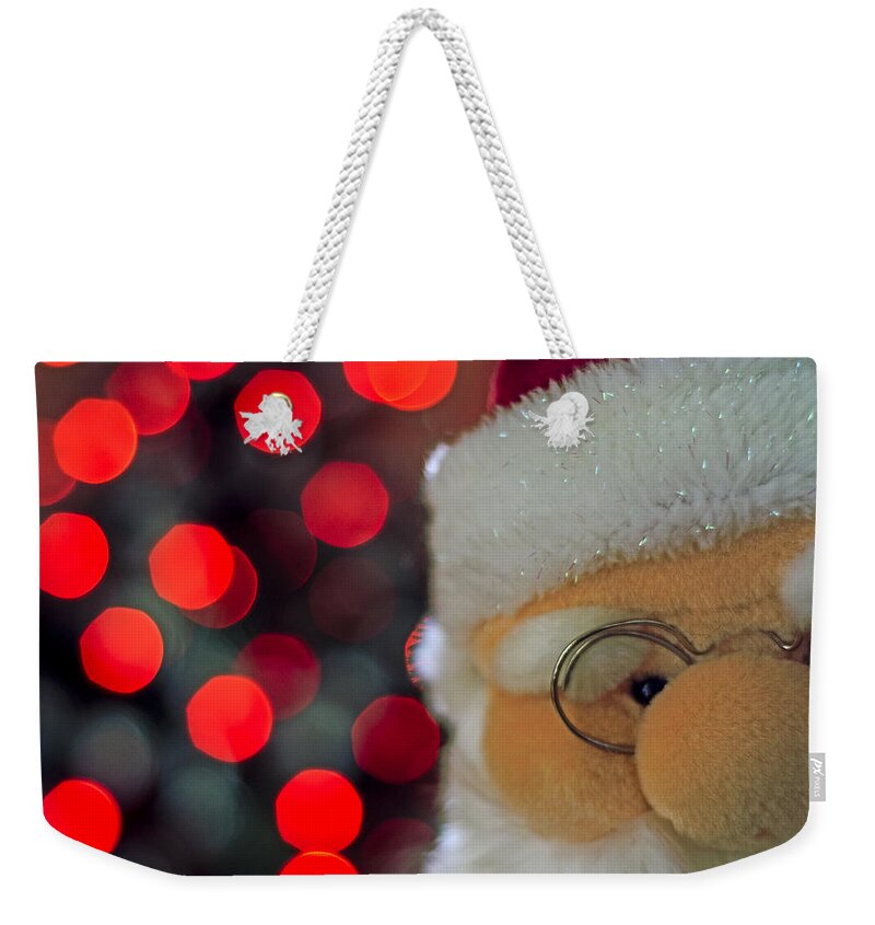 Santa Weekender Tote Bag featuring the photograph Santa by Spikey Mouse Photography
