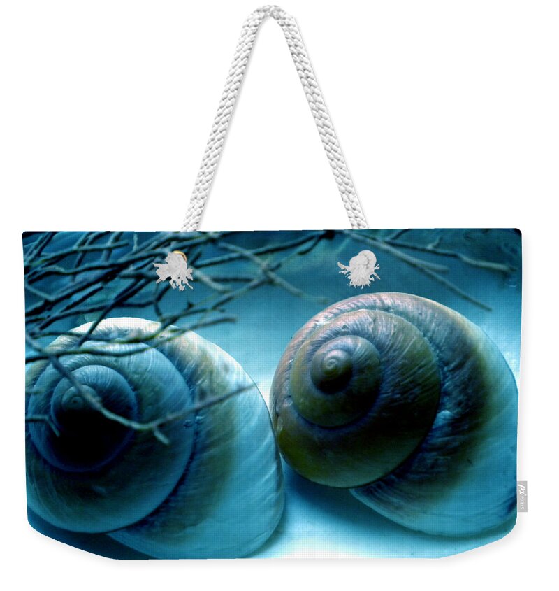 Colette Weekender Tote Bag featuring the photograph Snail Joy #2 by Colette V Hera Guggenheim