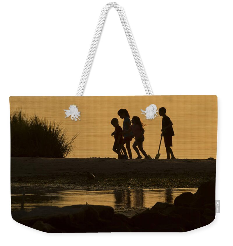 Children Weekender Tote Bag featuring the photograph Summer Fun #1 by David Kay