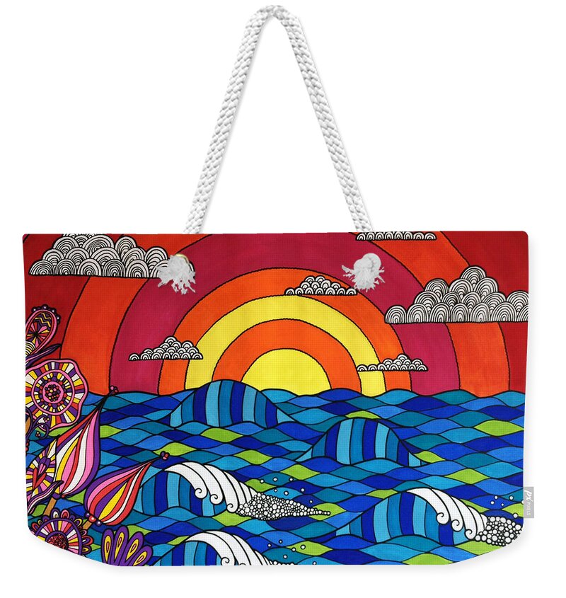 Susan Claire Weekender Tote Bag featuring the photograph Sunshine Through My Window #1 by MGL Meiklejohn Graphics Licensing