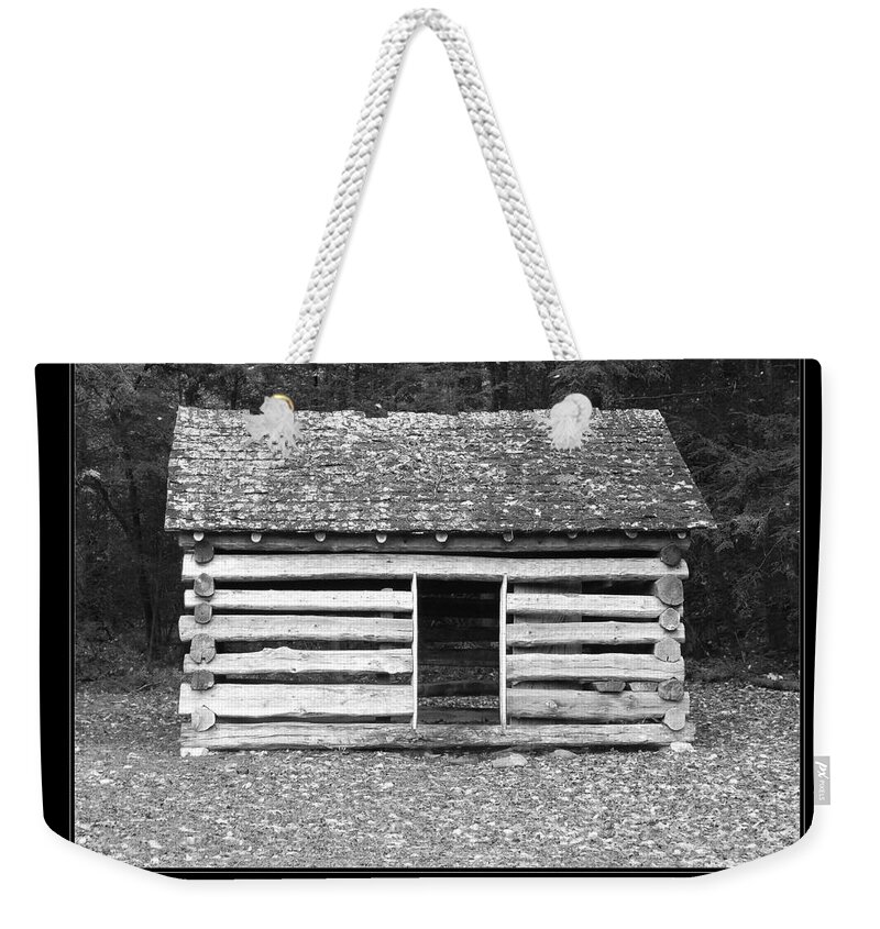 Photography Weekender Tote Bag featuring the photograph Tennessee Wooden Structure #2 by Phil Perkins