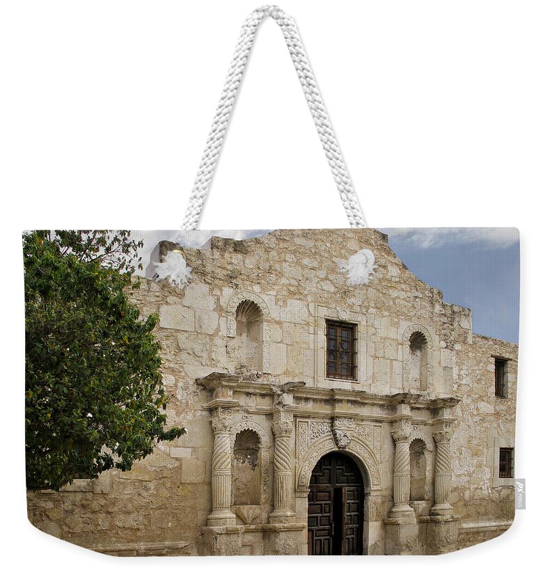 Alamo Weekender Tote Bag featuring the photograph The Alamo #1 by David and Carol Kelly