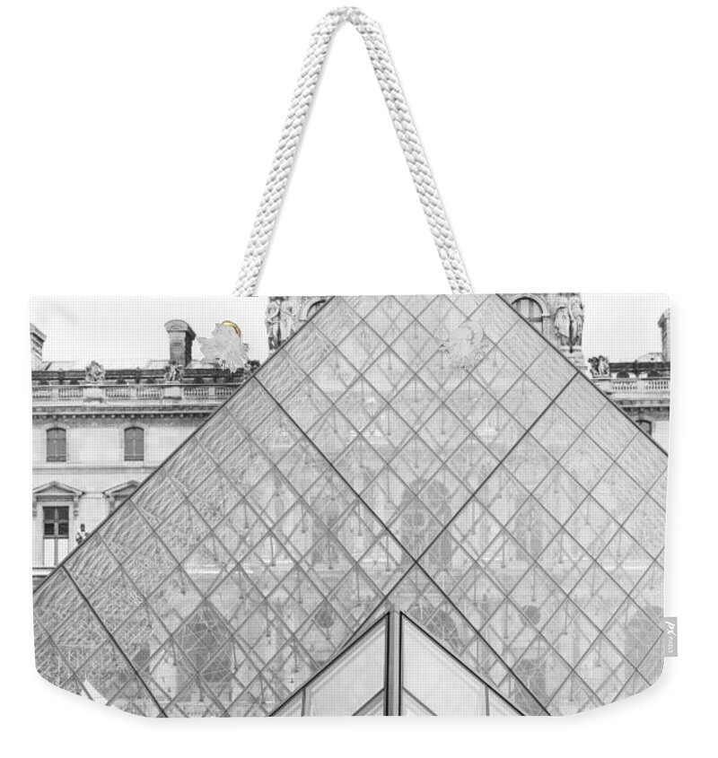 Louvre Weekender Tote Bag featuring the photograph The Louvre #1 by Samantha Delory