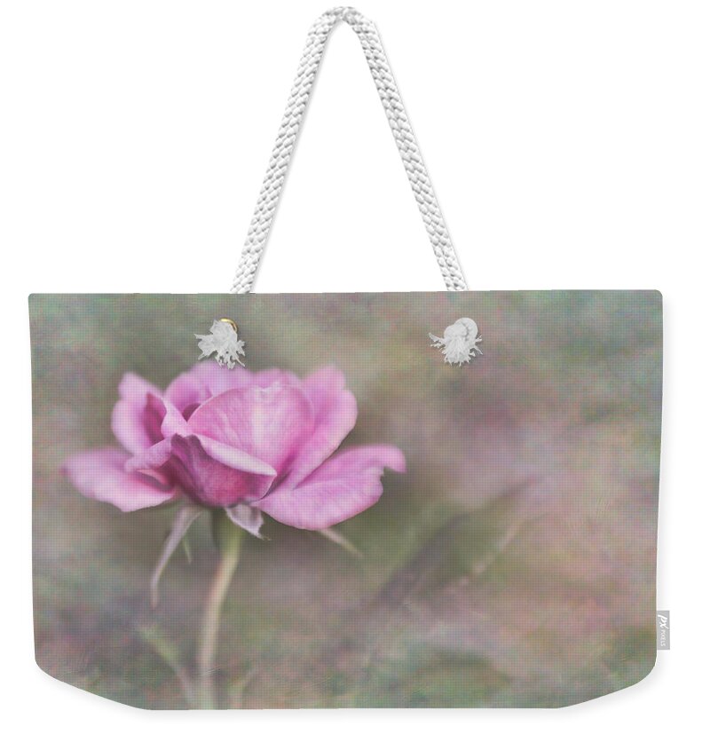 Bloom Weekender Tote Bag featuring the photograph The Rose #1 by David and Carol Kelly