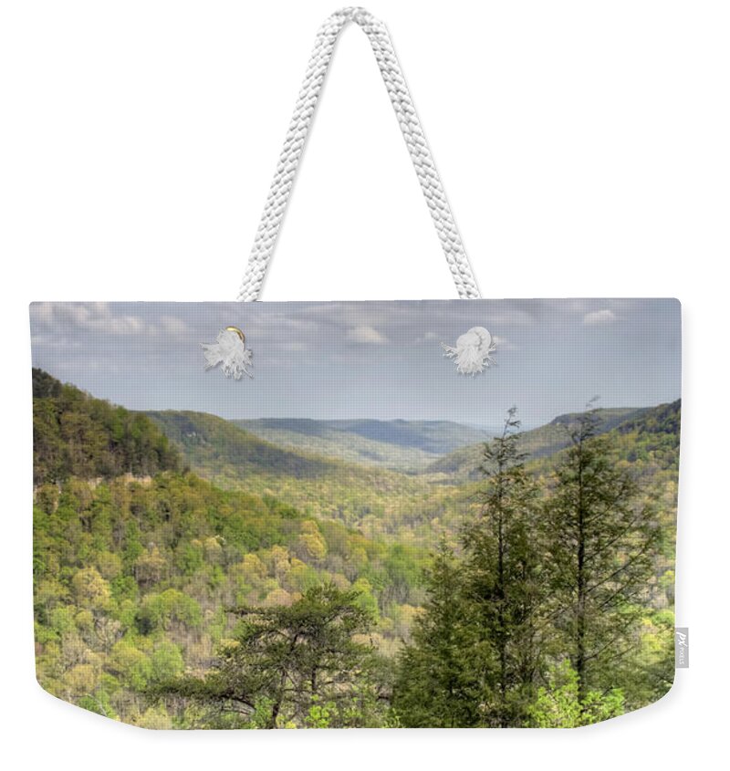 Valley Weekender Tote Bag featuring the photograph The Valley II #1 by David Troxel