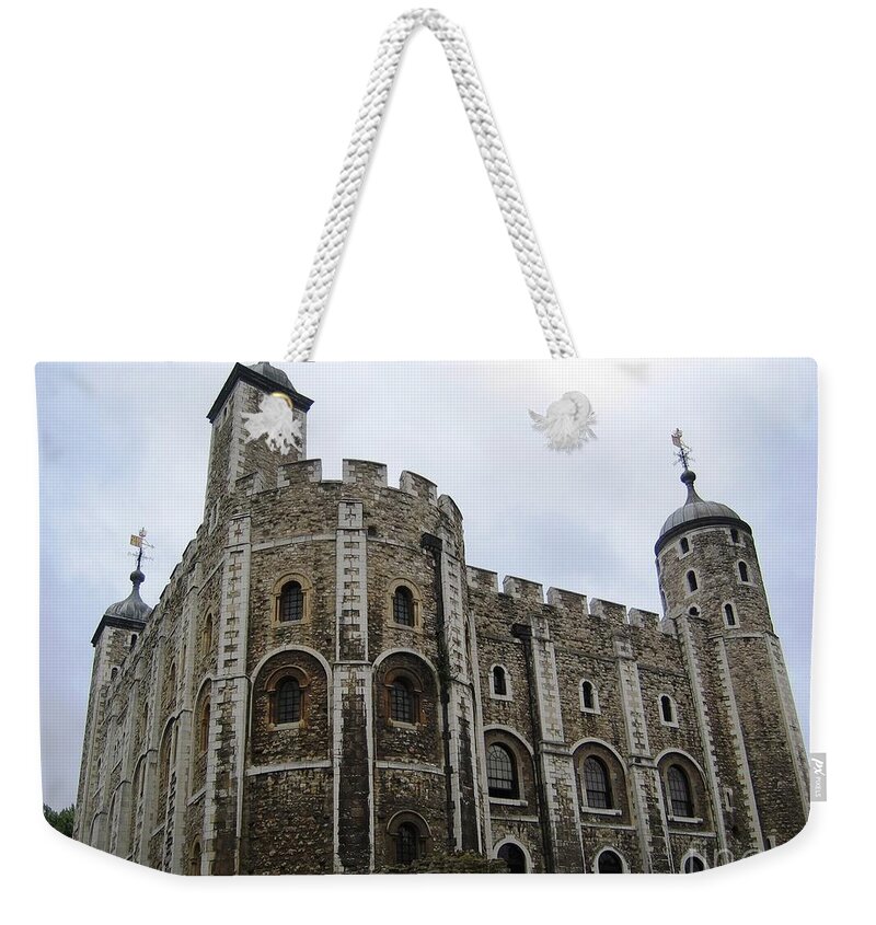 The White Tower Weekender Tote Bag featuring the photograph The White Tower #2 by Denise Railey