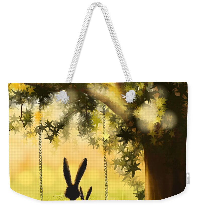 Ipad Weekender Tote Bag featuring the digital art Together #2 by Veronica Minozzi