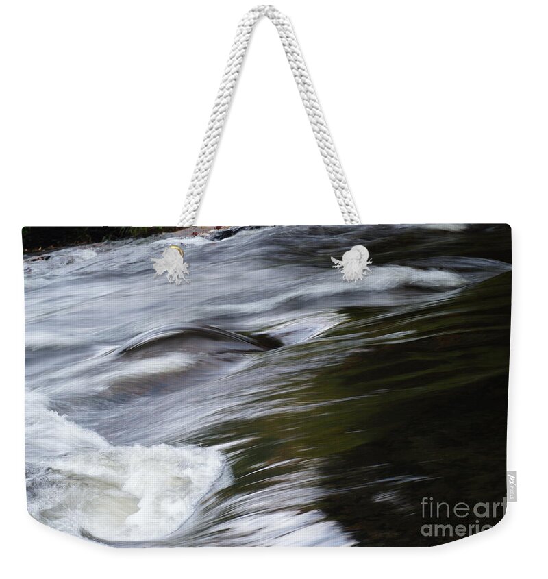 Rivers Weekender Tote Bag featuring the photograph Top of the falls #2 by Jeffery L Bowers