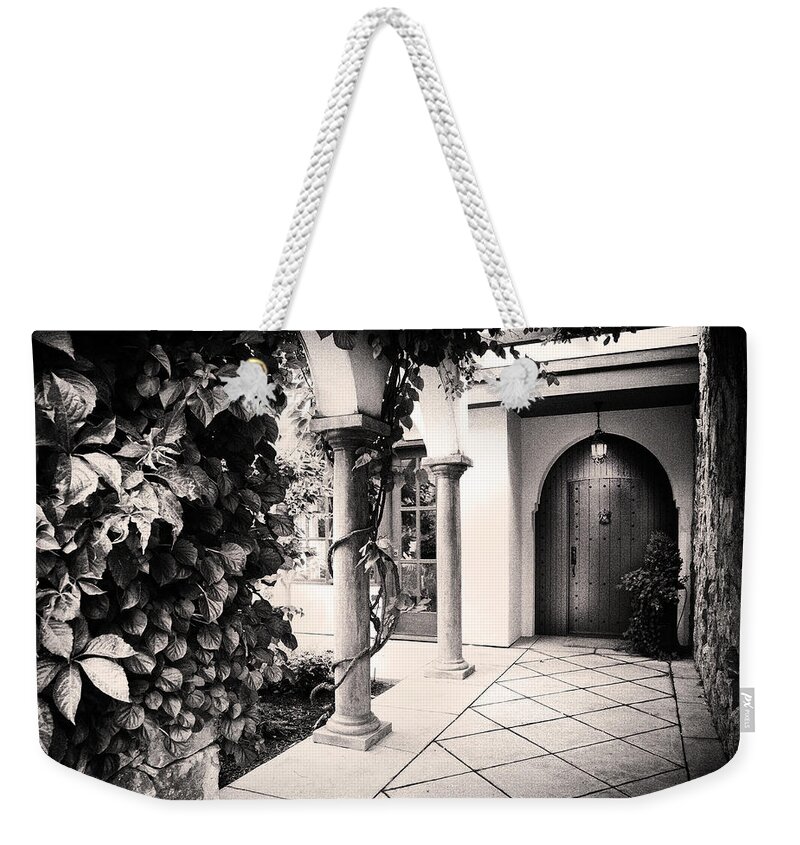 Entry Weekender Tote Bag featuring the photograph Up At The Villa #3 by Theresa Tahara